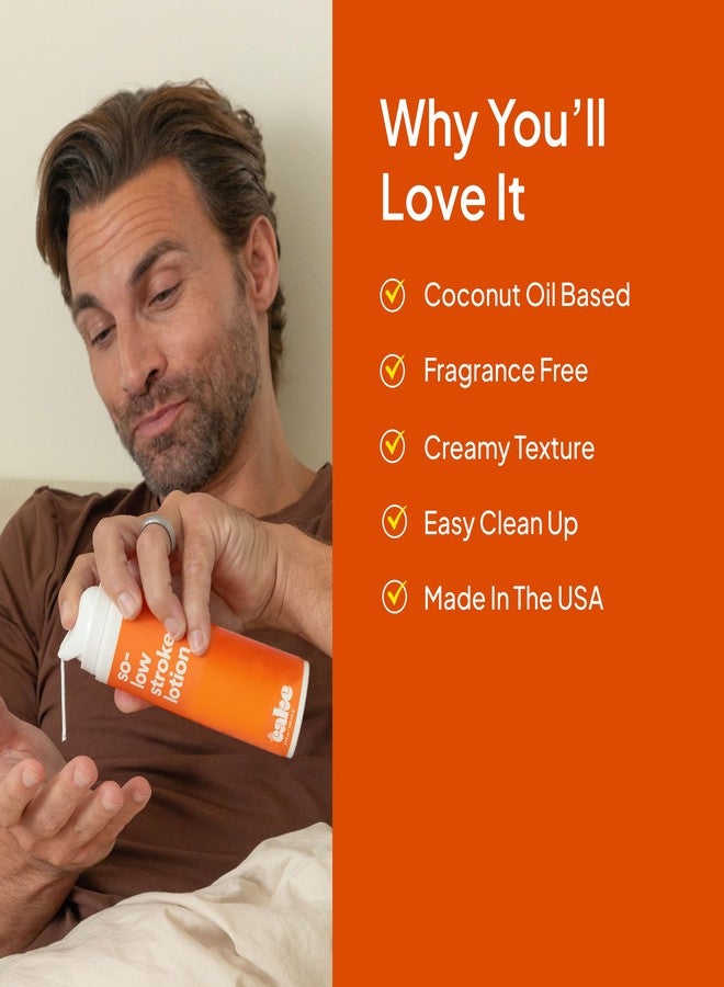 CAKE Hello Cake So-Low Stroker Lotion - Below the Belt Solo Cream for Men, Natural Moisturizing Ingredients Coconut Oil, Avocado Oil, Aloe Vera, 8 fl oz - Image 3